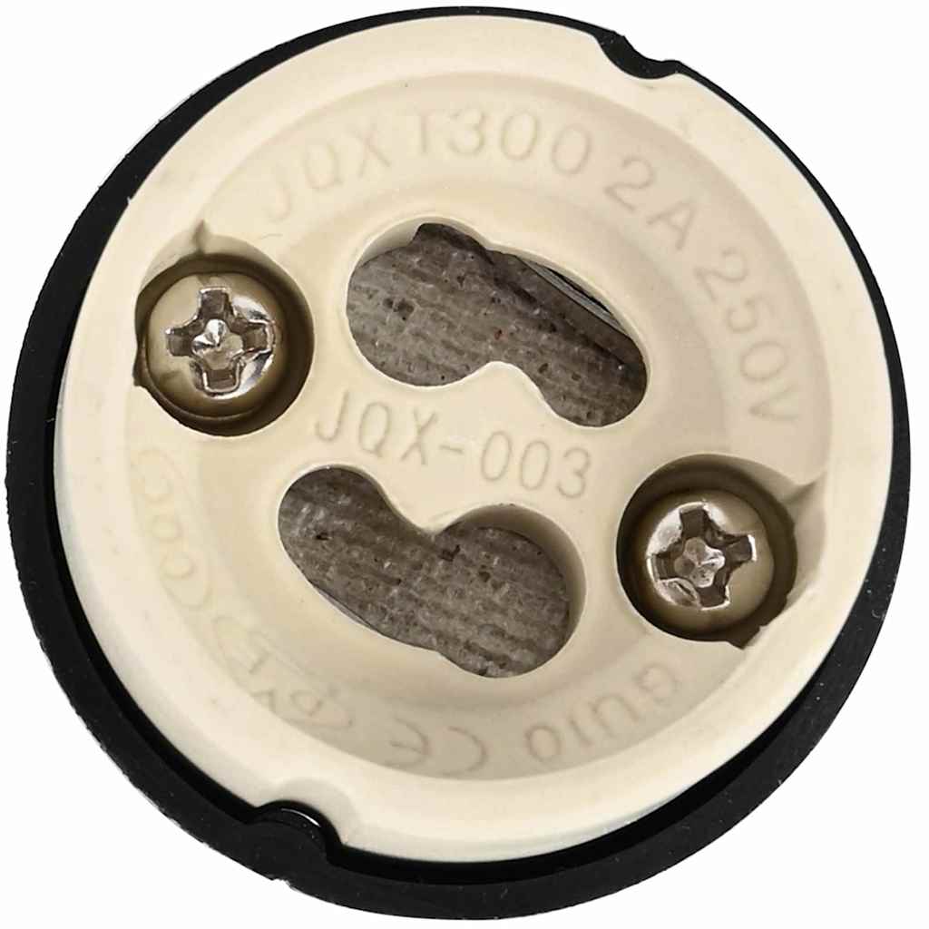 Spotlights med søkelys 6 pcs sølv 9 x 9 cm Metall