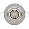 Spotlights med søkelys 6 pcs sølv 9 x 9 cm Metall