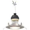 Spotlights med søkelys 6 pcs sølv 9 x 9 cm Metall