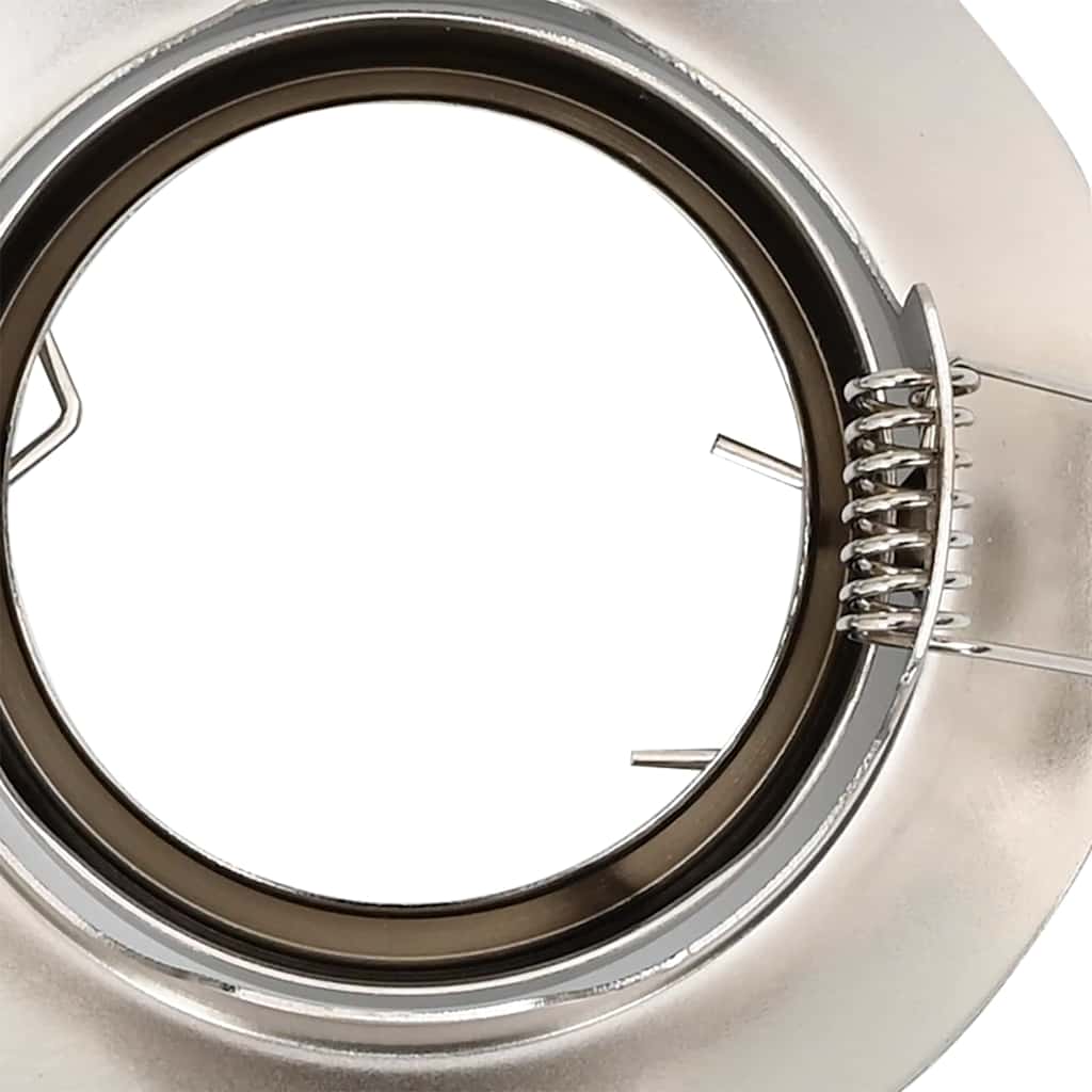 Spotlights med søkelys 12 pcs sølv 9 x 9 cm Metall