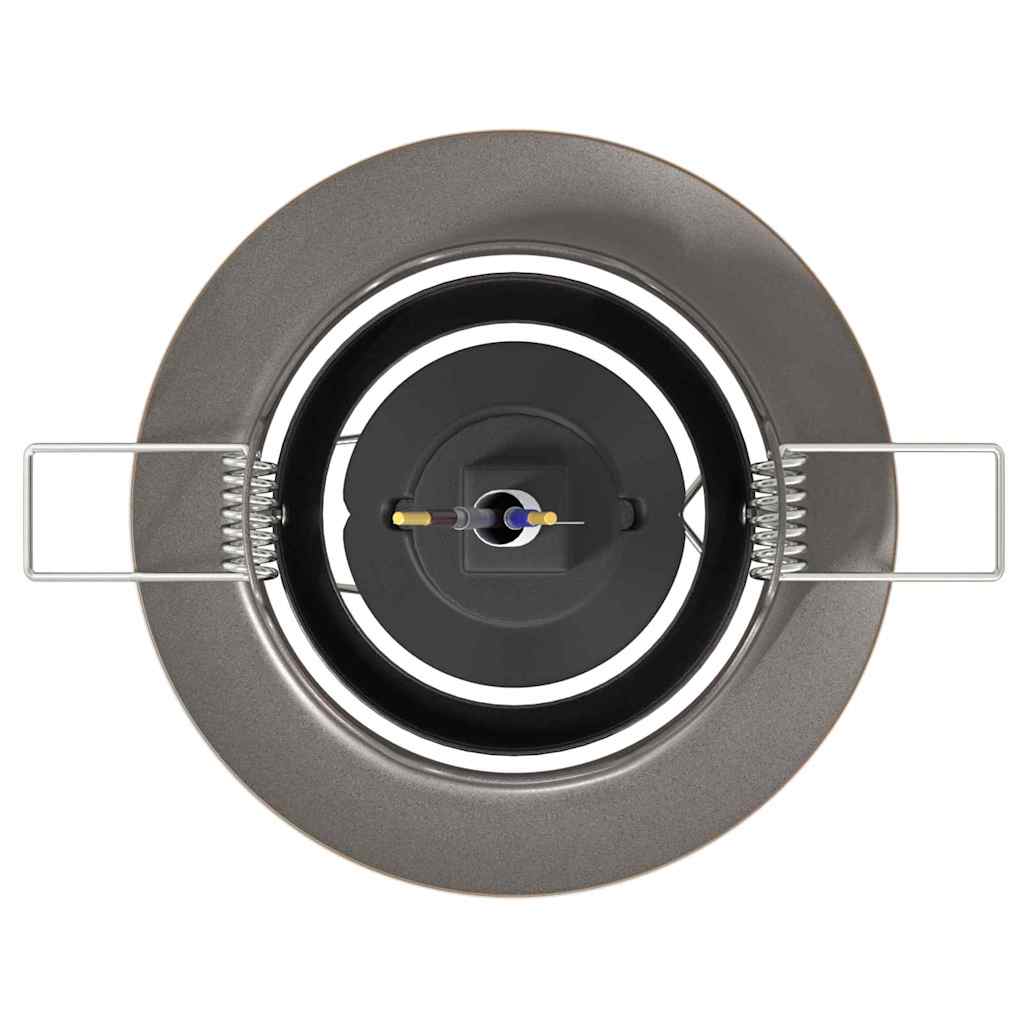 Spotlights med søkelys 24 pcs Messing 9 x 9 cm Metall