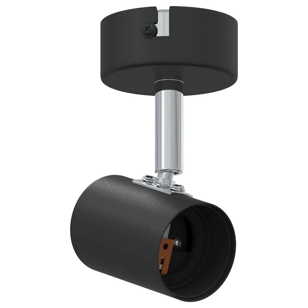 Takspot med søkelys Svart 6,5 x 6 x 11,5 cm Metall