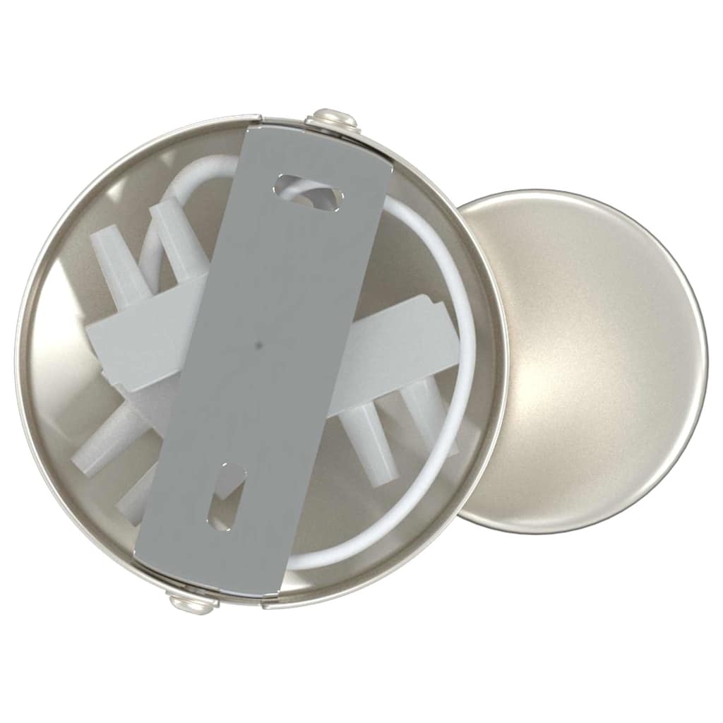 Takspot med søkelys Nikkel 6,5 x 6 x 11,5 cm Metall