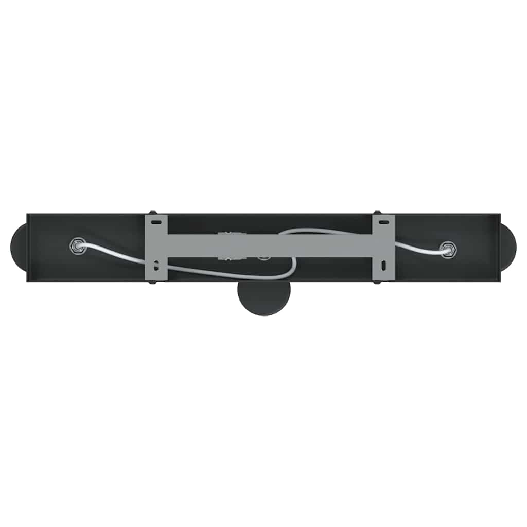 Takspot med søkelys Svart 38 x 6,5 x 11,5 cm Metall