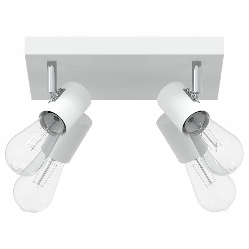 Takspot med søkelys Hvit 26,5 x 26 x 11,5 cm Metall