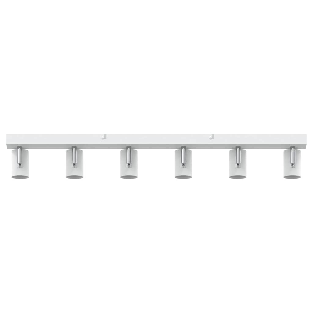 Takspot med søkelys Hvit 73 x 6,5 x 11,5 cm Metall