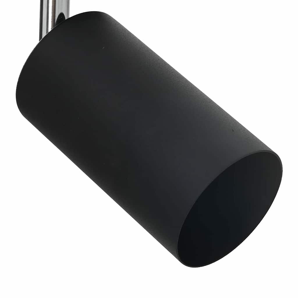 Takspot med søkelys Svart 6 x 6 x 16 cm Metall