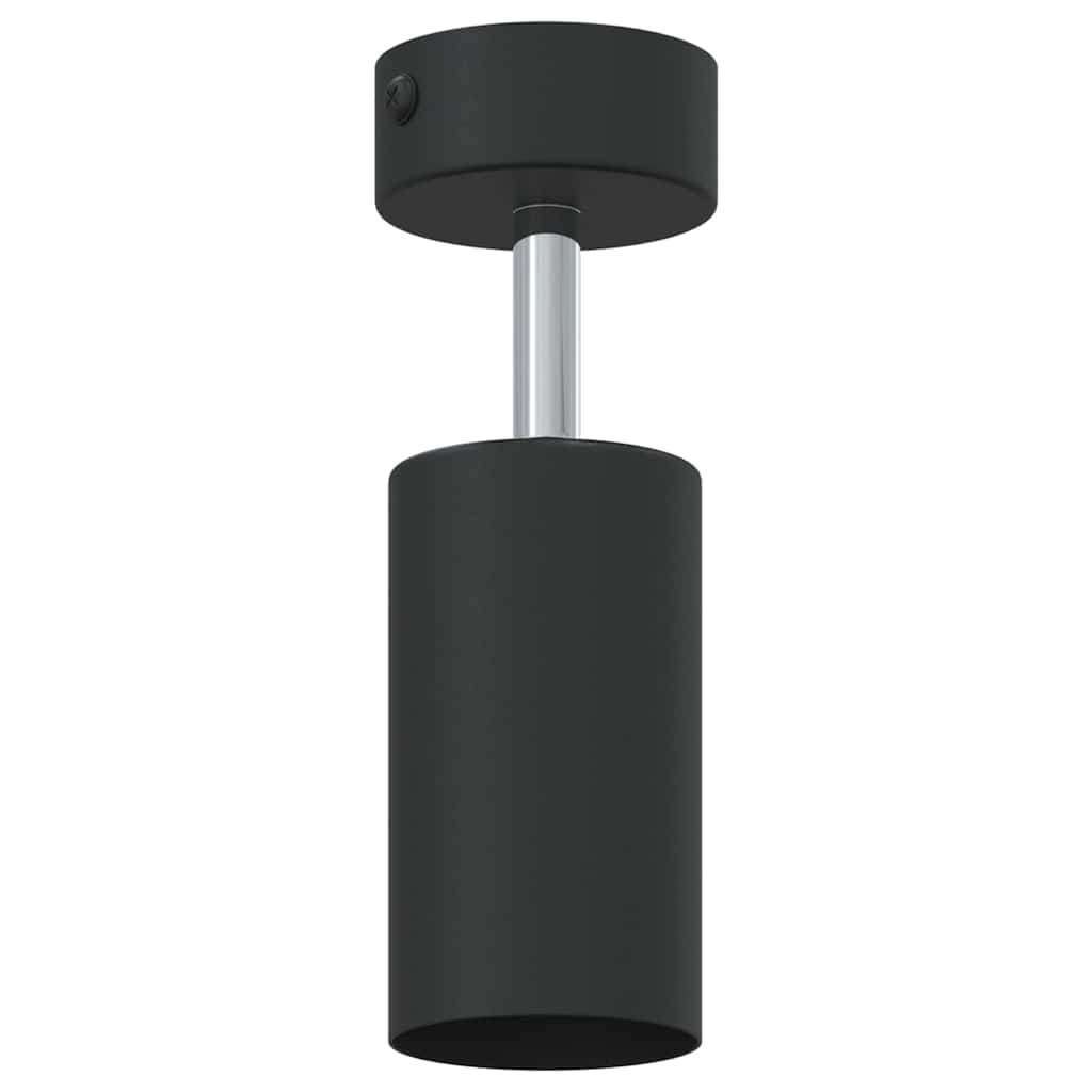Takspot med søkelys Svart 6 x 6 x 16 cm Metall