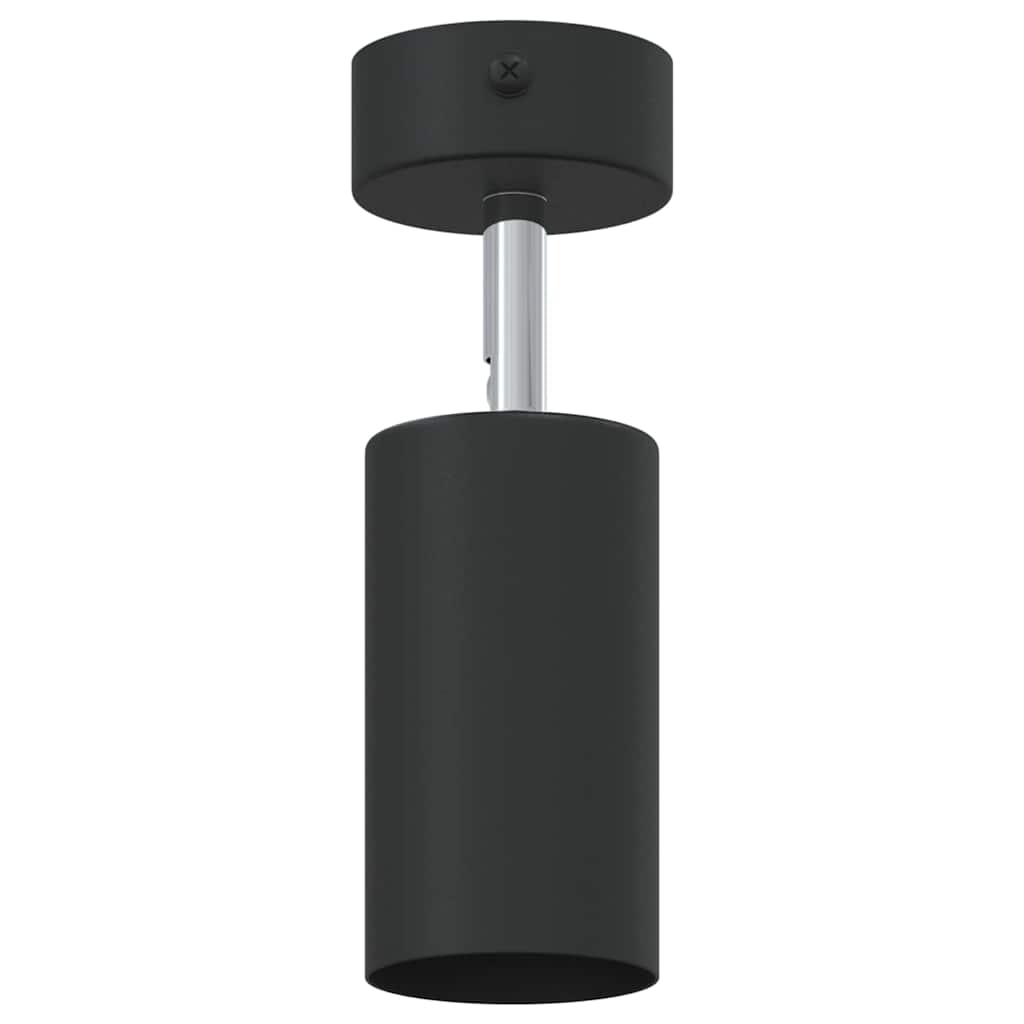Takspot med søkelys Svart 6 x 6 x 16 cm Metall