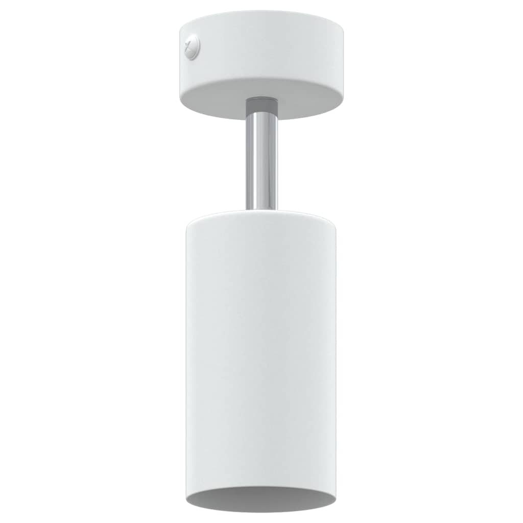 Takspot med søkelys Hvit 6 x 6 x 16 cm Metall