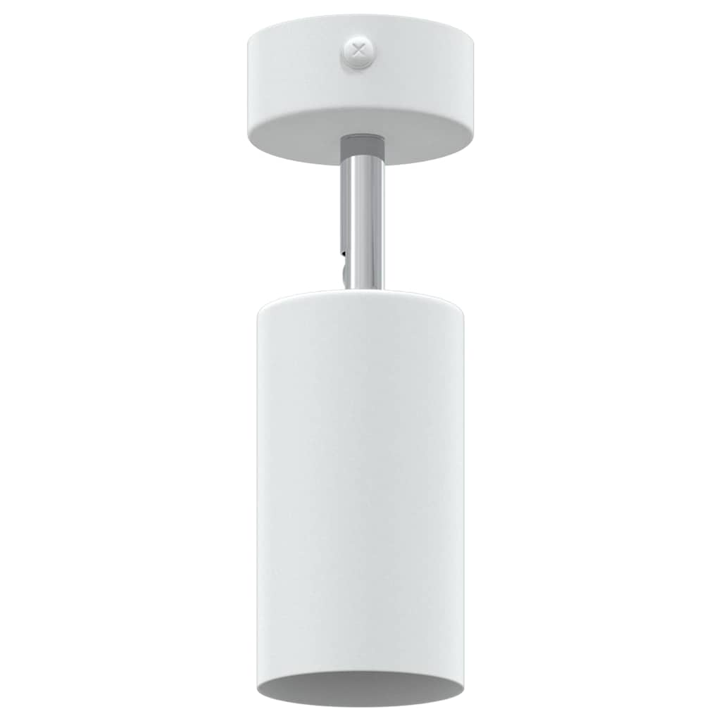 Takspot med søkelys Hvit 6 x 6 x 16 cm Metall