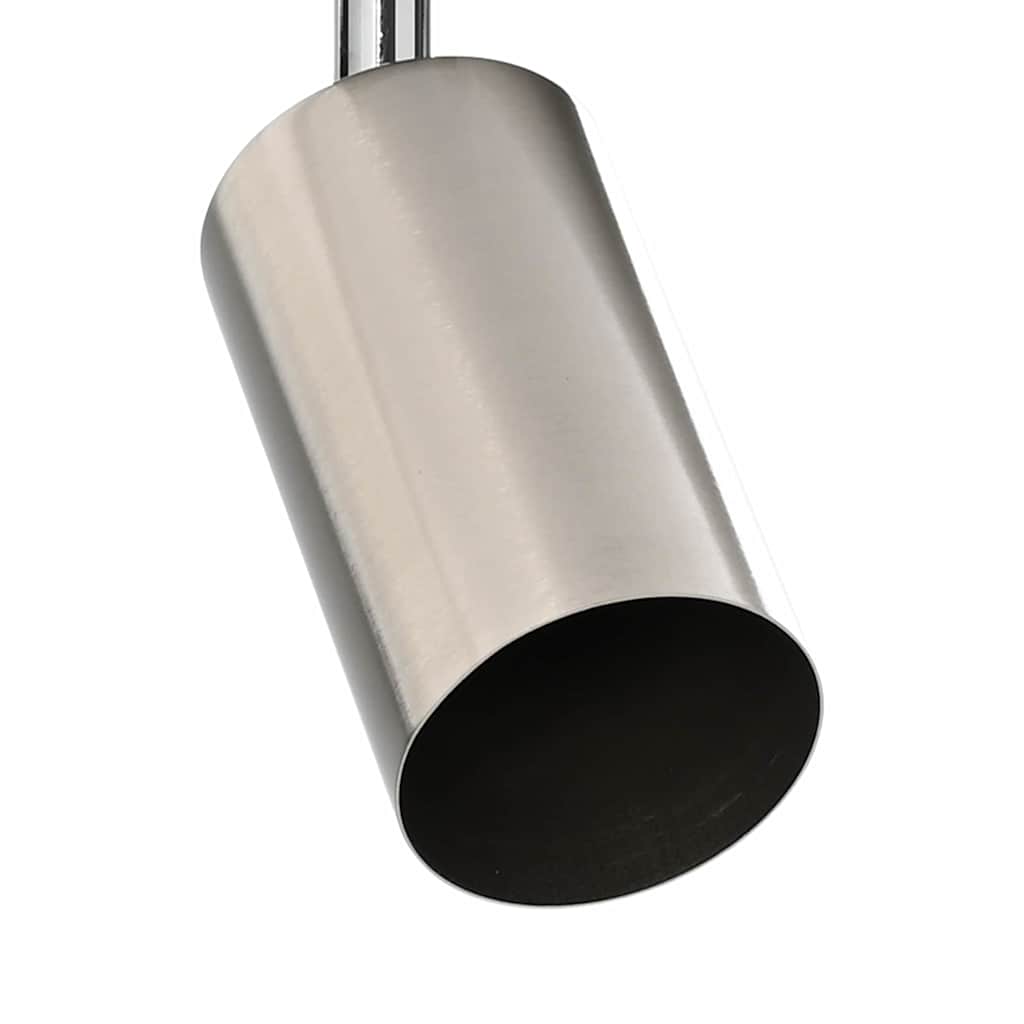 Takspot med søkelys Nikkel 6 x 6 x 16 cm Metall