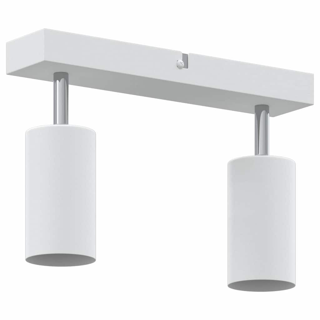 Takspot med søkelys Hvit 26 x 6 x 16 cm Metall vidaXL