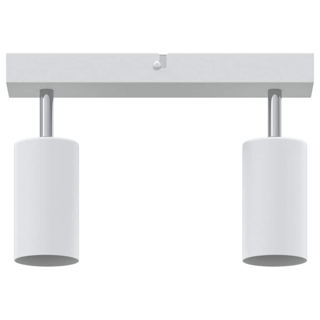 Takspot med søkelys Hvit 26 x 6 x 16 cm Metall vidaXL