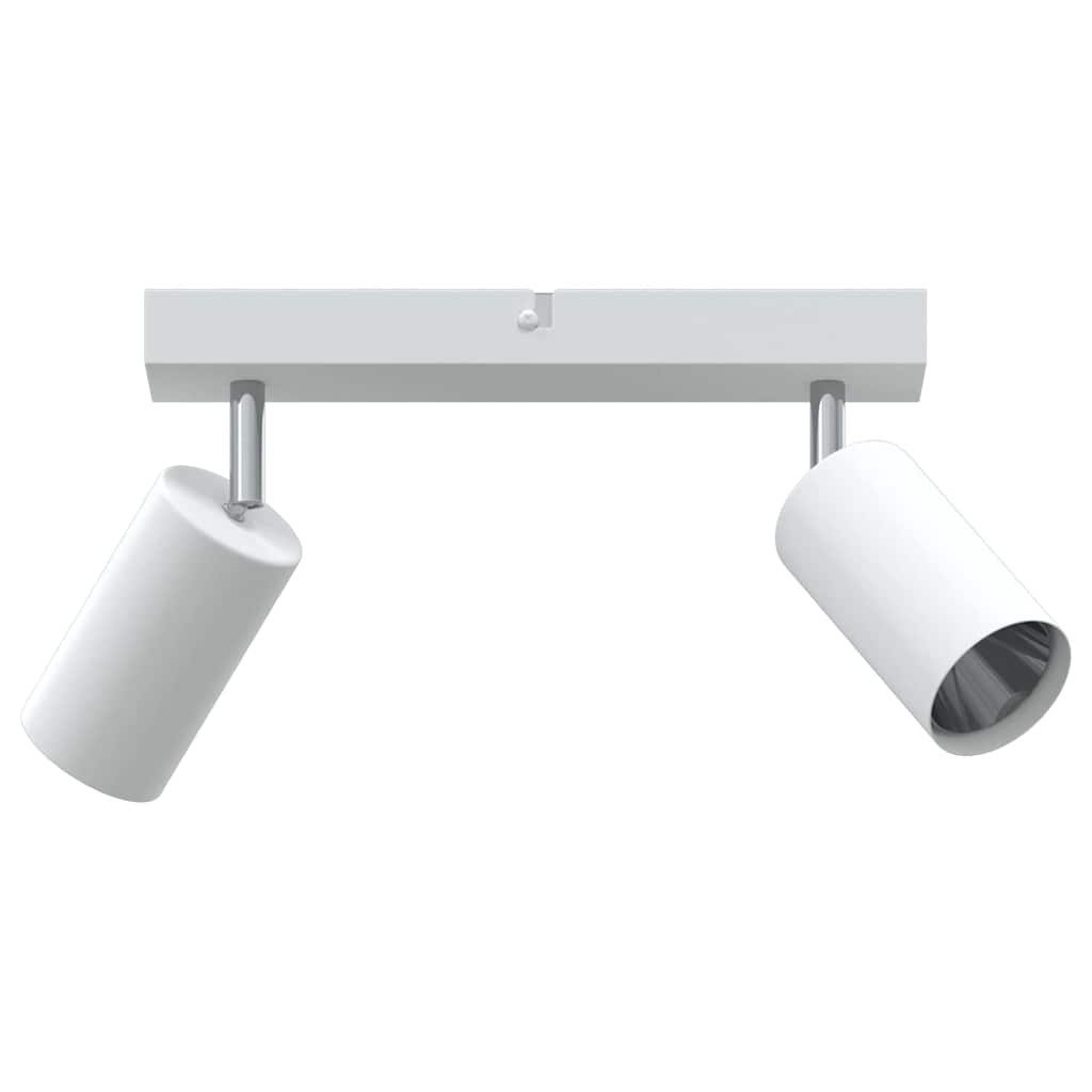 Takspot med søkelys Hvit 26 x 6 x 16 cm Metall vidaXL