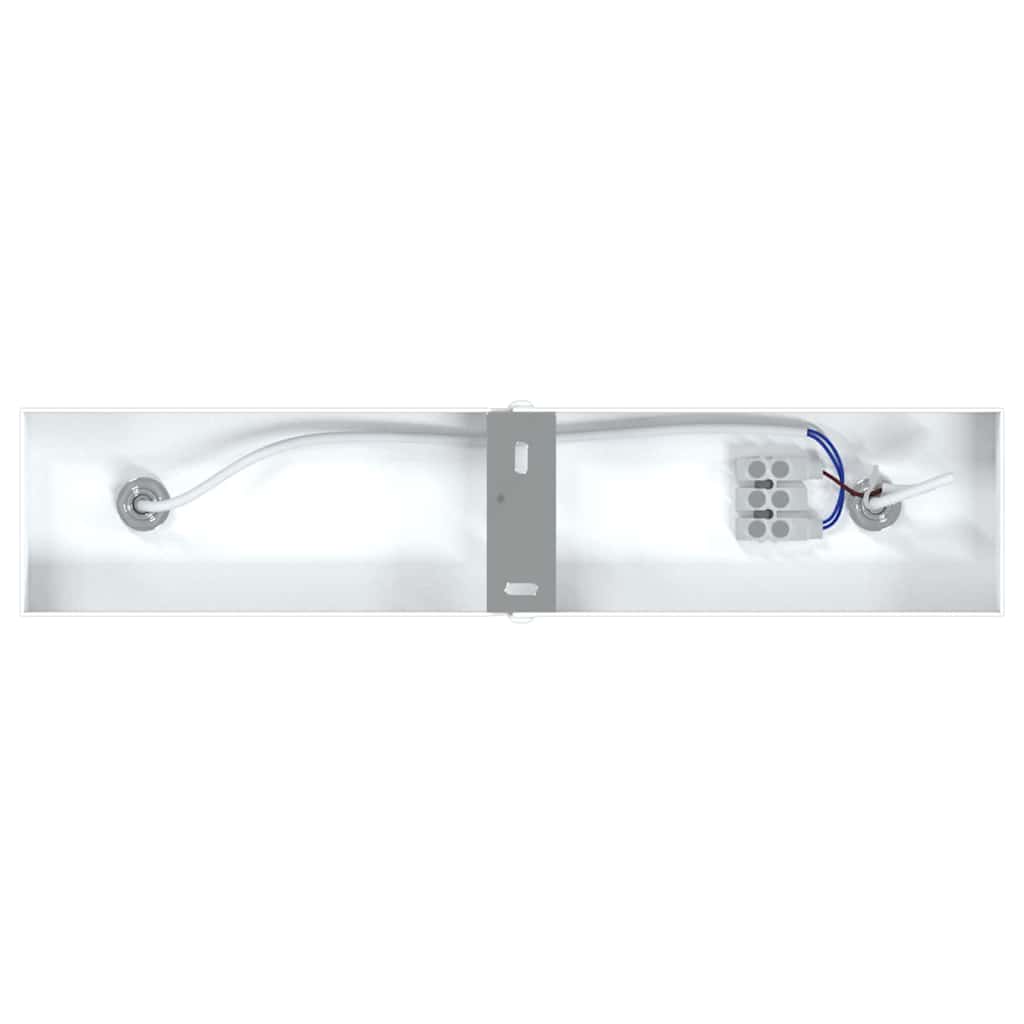 Takspot med søkelys Hvit 26 x 6 x 16 cm Metall vidaXL