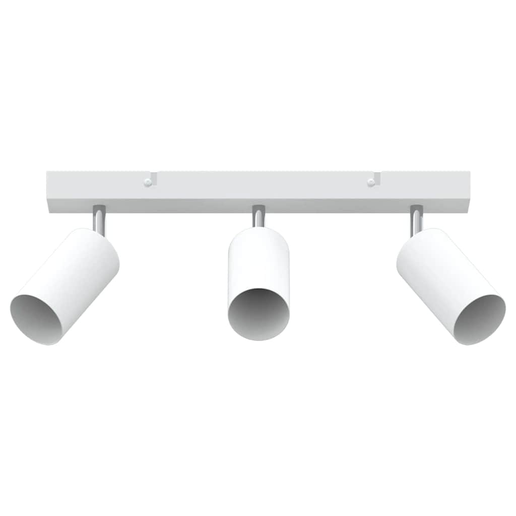 Takspot med søkelys Hvit 38 x 6 x 16 cm Metall