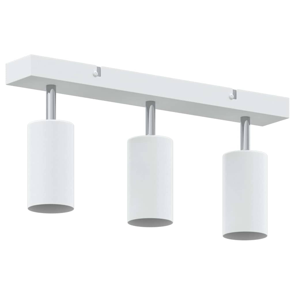 Takspot med søkelys Hvit 38 x 6 x 16 cm Metall