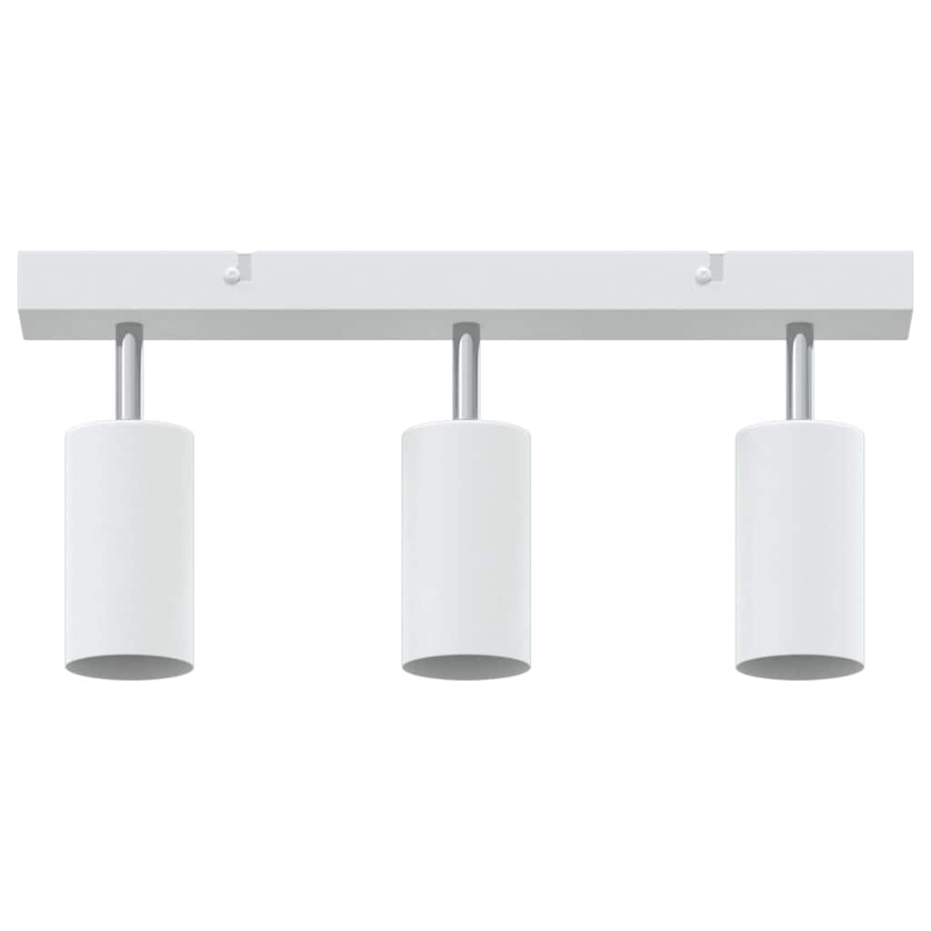 Takspot med søkelys Hvit 38 x 6 x 16 cm Metall