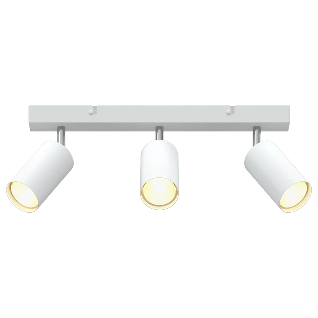 Takspot med søkelys Hvit 38 x 6 x 16 cm Metall