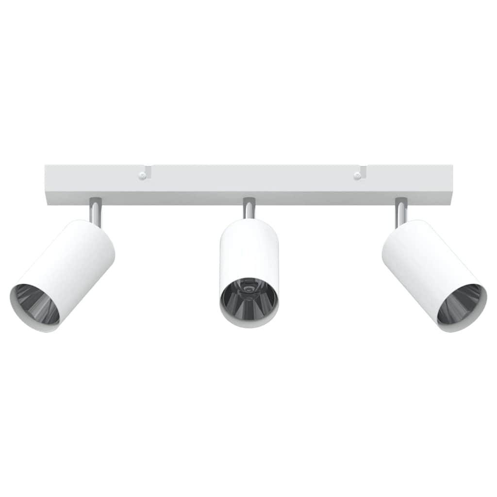Takspot med søkelys Hvit 38 x 6 x 16 cm Metall
