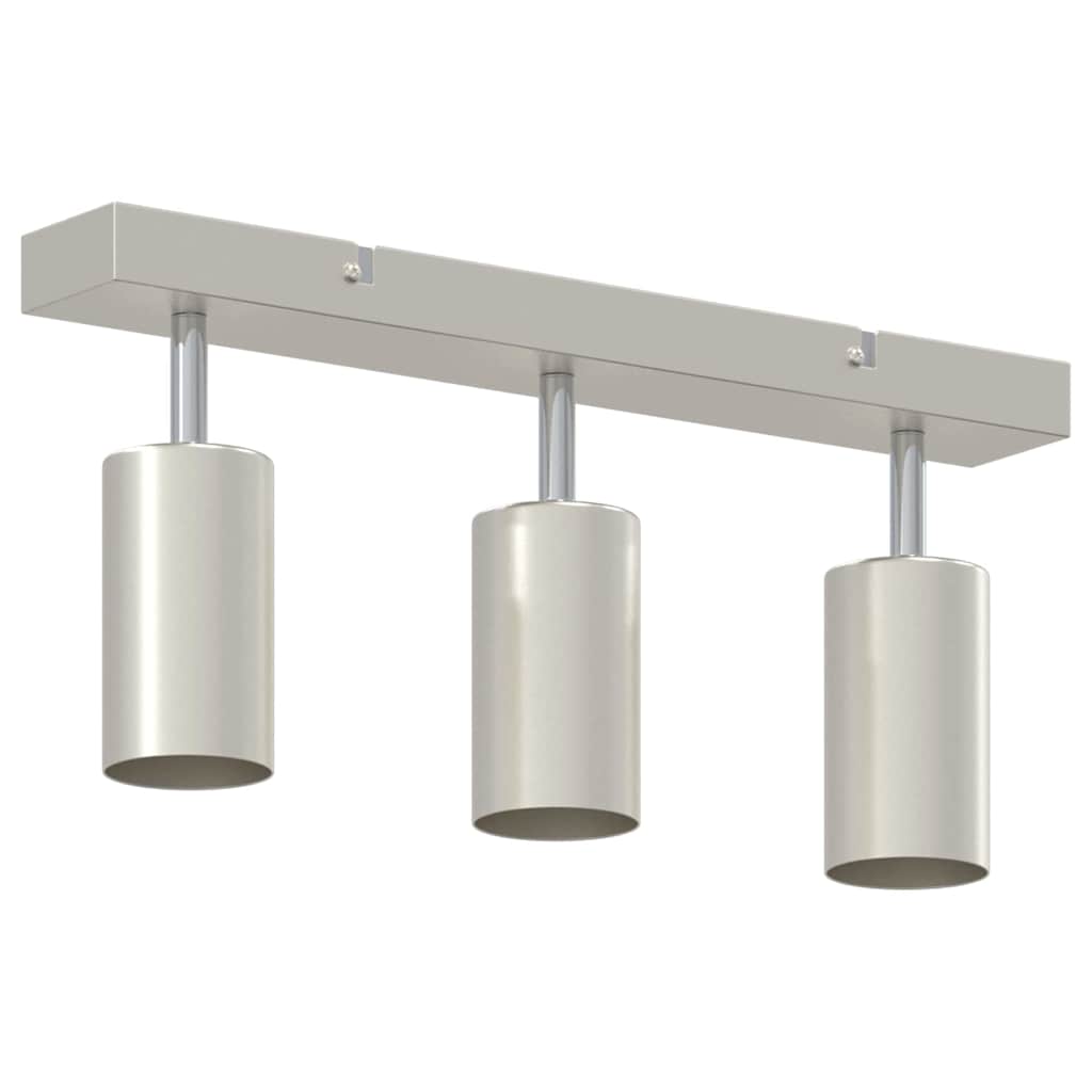 Takspot med søkelys Nikkel 38 x 6 x 16 cm Metall