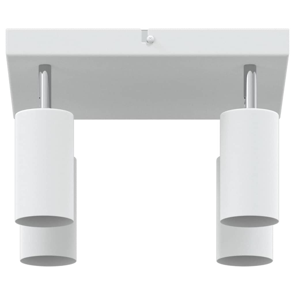 Takspot med søkelys Hvit 26 x 26 x 16 cm Metall