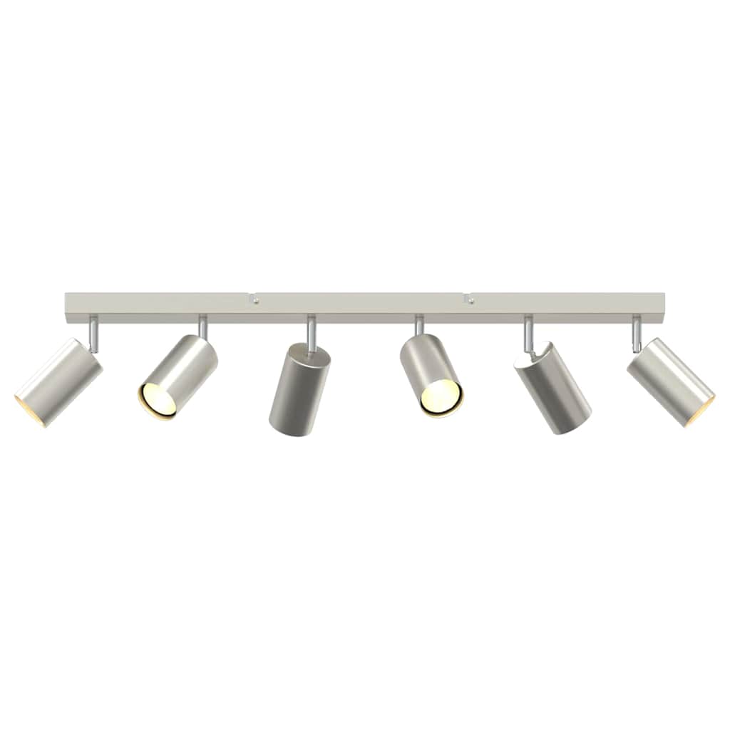 Takspot med søkelys Nikkel 73 x 6 x 16 cm Metall