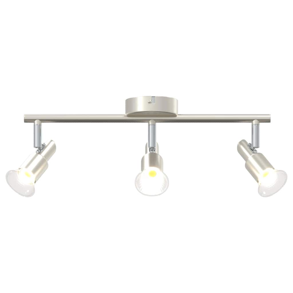 Takspot med søkelys Nikkel 39 x 10,5 x 10,5 cm Stål