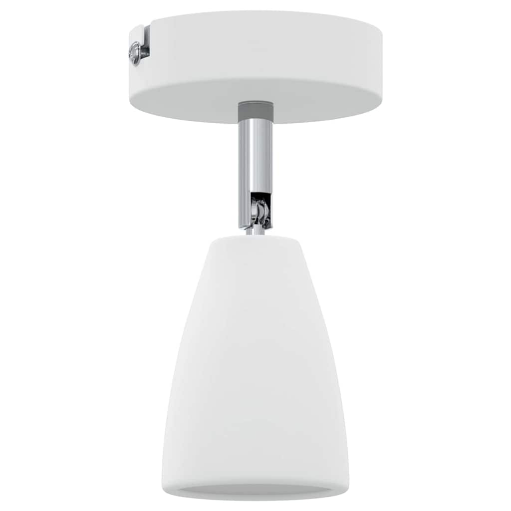 Takspot med søkelys Hvit 8 x 8 x 14 cm Metall
