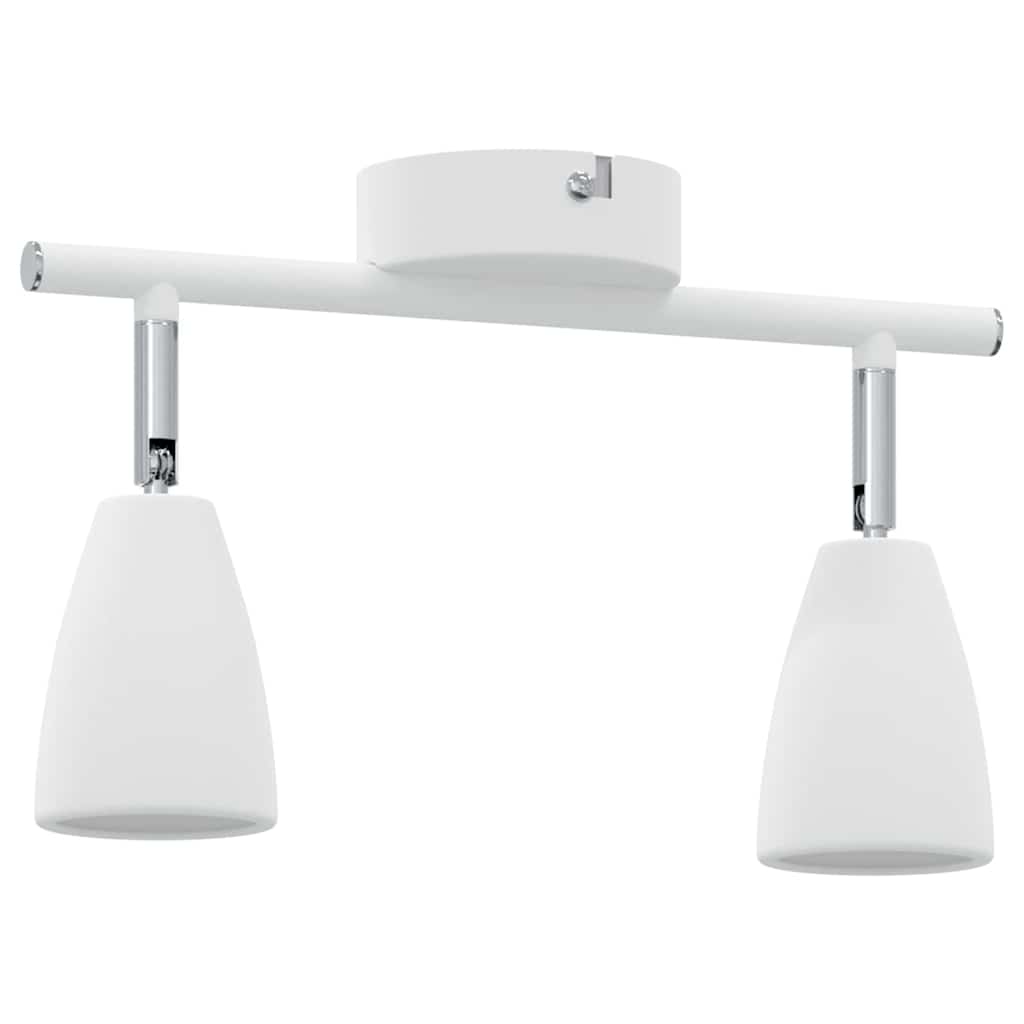 Takspot med søkelys Hvit 25.5 x 8 x 16 cm Metall