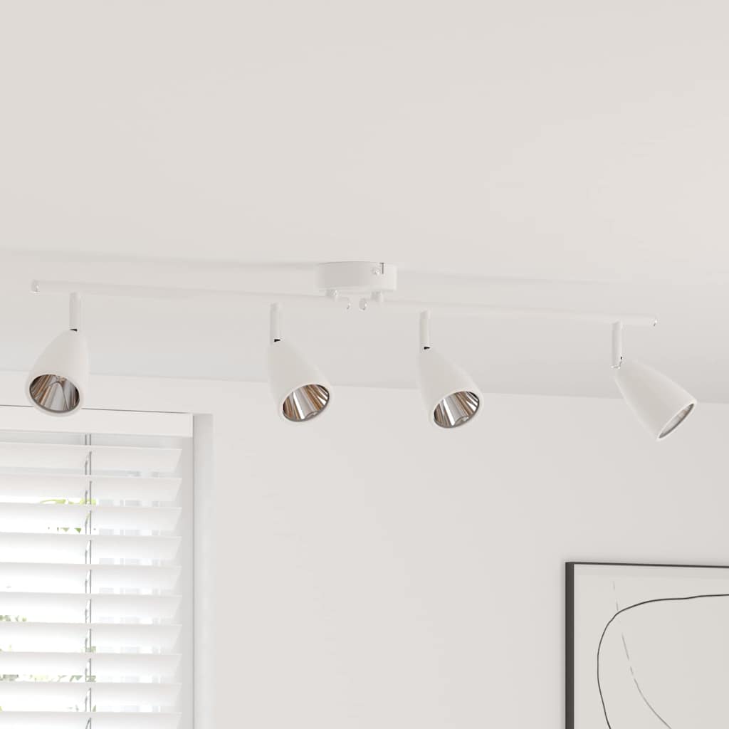 Takspot med søkelys Hvit 70 x 12,5 x 10,5 cm Metall