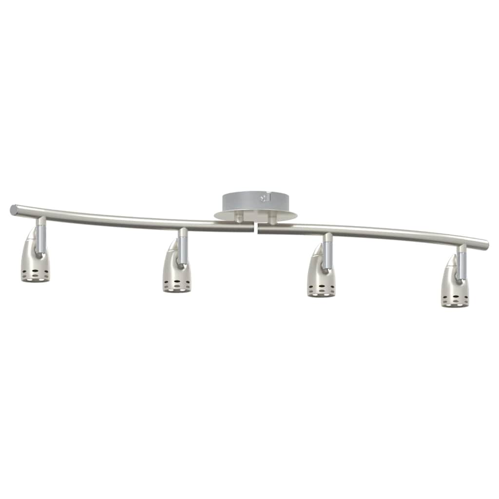 Takspot med søkelys Nikkel 61 x 10 x 12,5 cm Metall