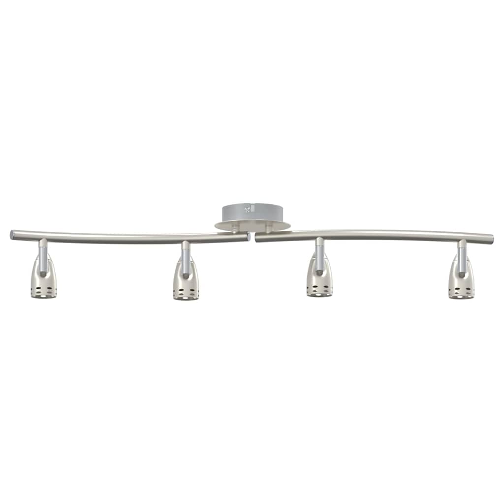 Takspot med søkelys Nikkel 61 x 10 x 12,5 cm Metall
