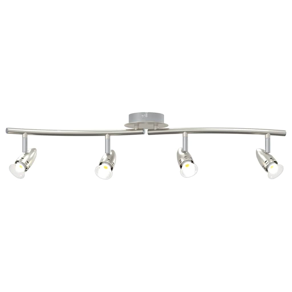 Takspot med søkelys Nikkel 61 x 10 x 12,5 cm Metall