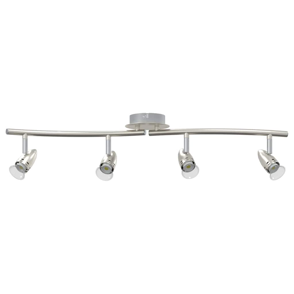 Takspot med søkelys Nikkel 61 x 10 x 12,5 cm Metall