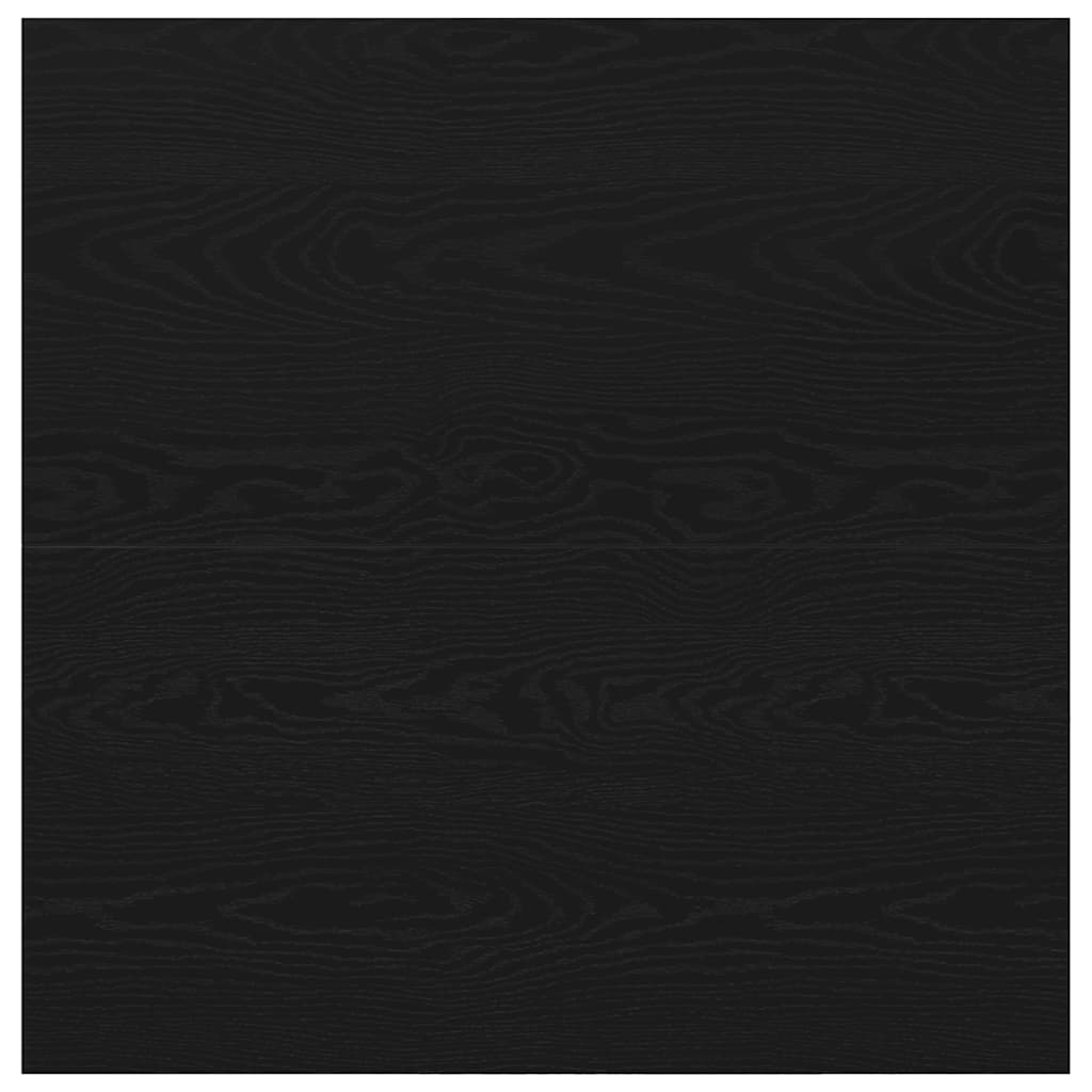 Salongbord med skuffer svart eik 100x100x40 cm