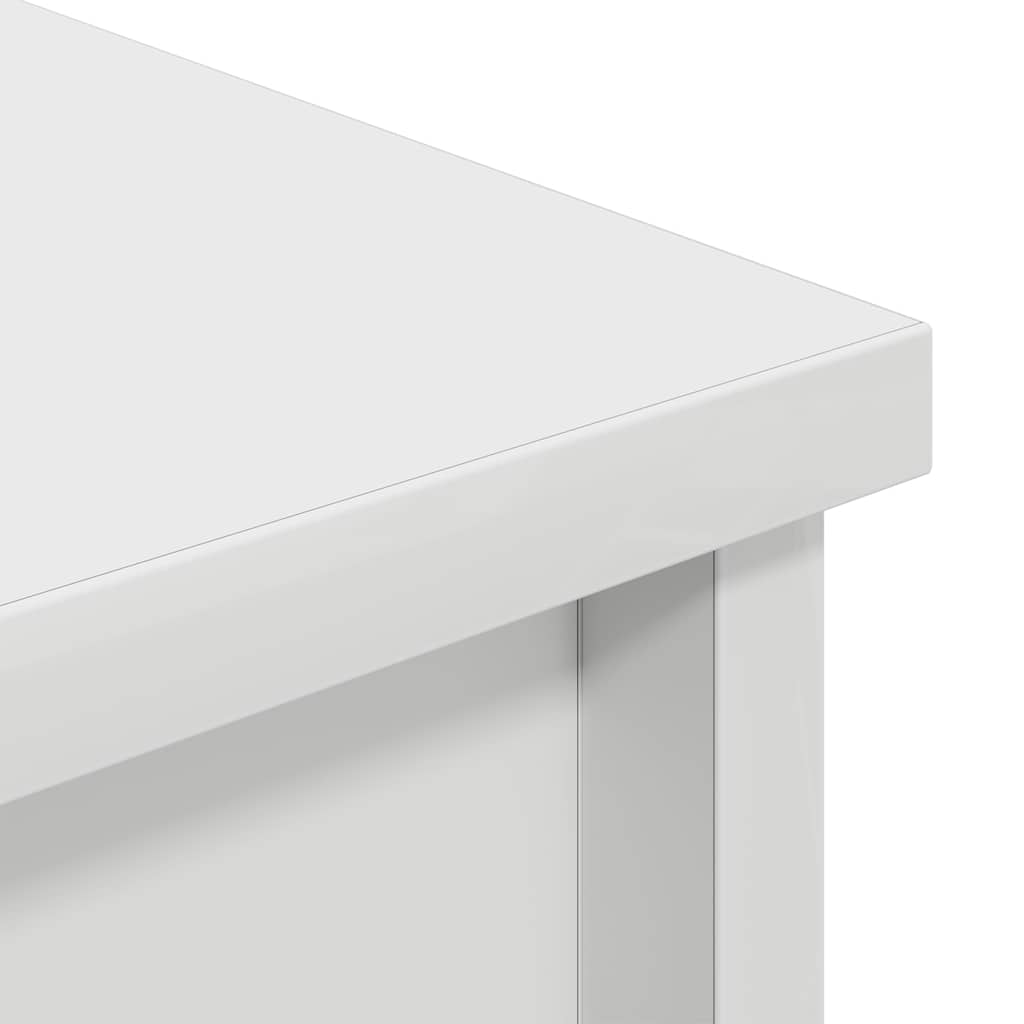 Highboard hvit 70x35x180 cm konstruert tre vidaXL