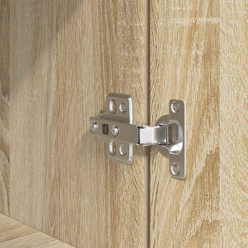 Highboard sonoma eik 70x35x180 cm konstruert tre