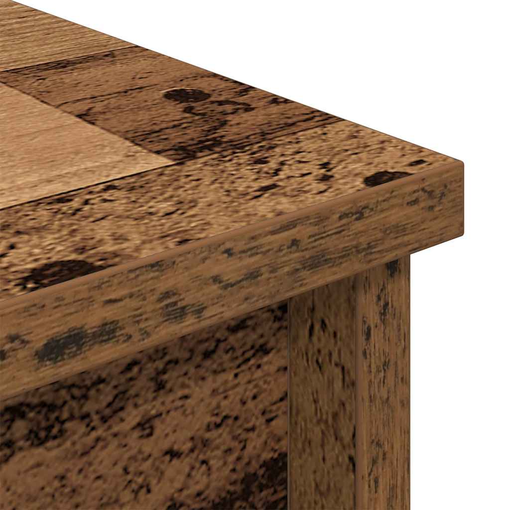 Highboard gammelt tre 70x35x180 cm konstruert tre vidaXL