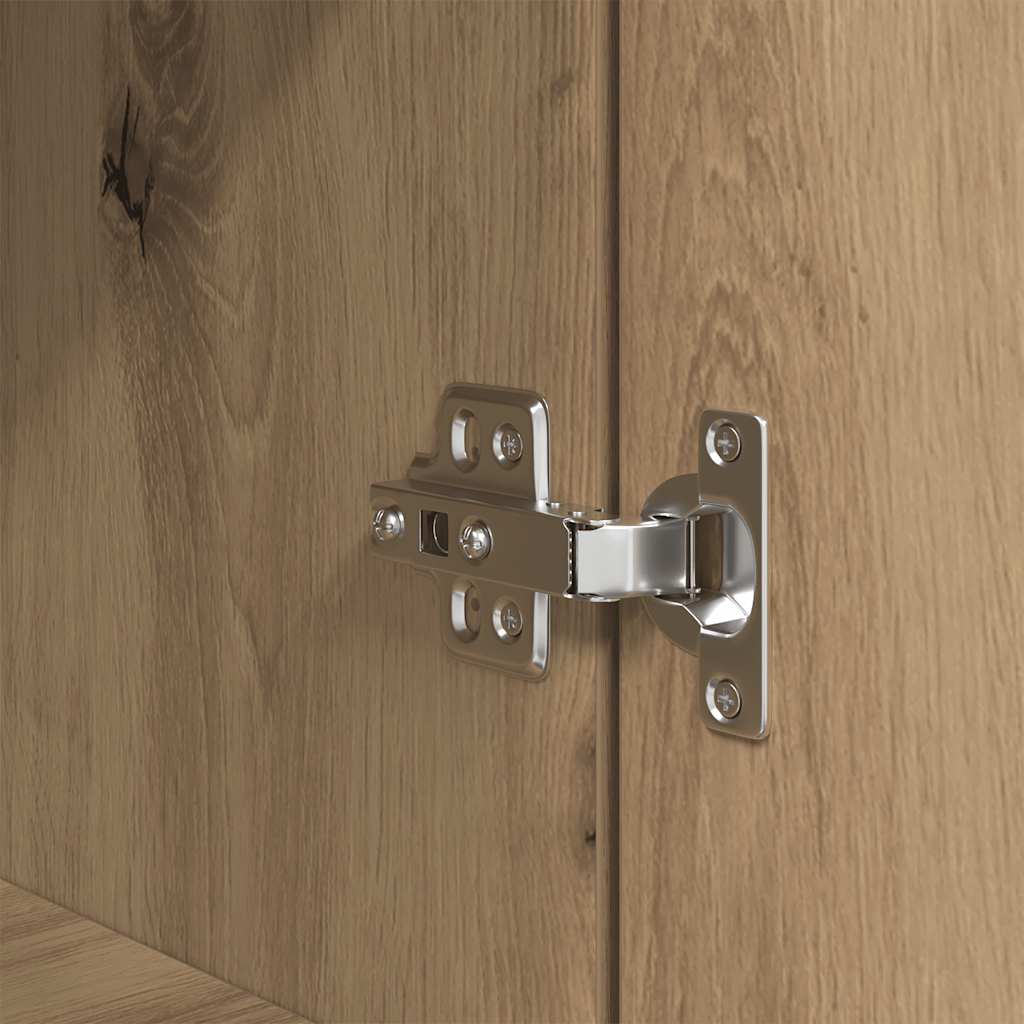 Highboard artisan eik 70x35x180 cm konstruert tre vidaXL