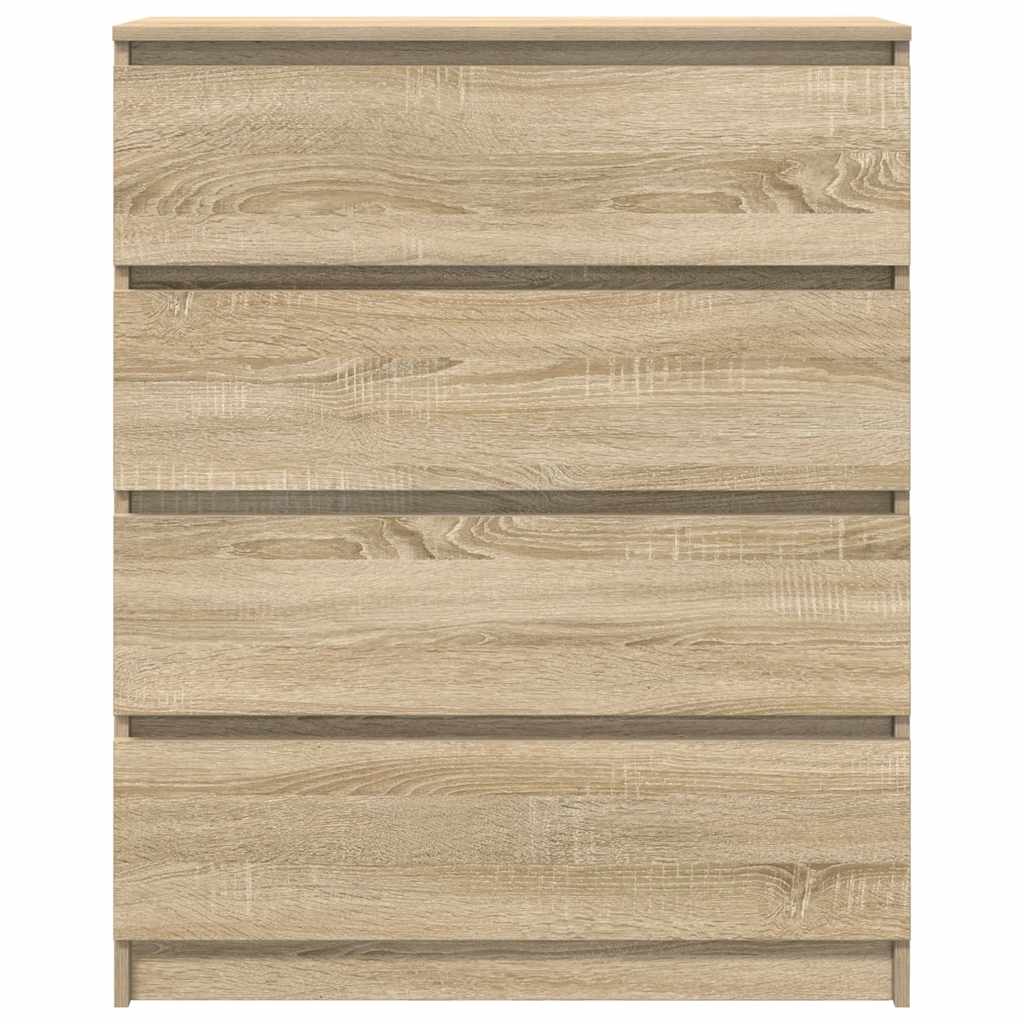 Skjenk sonoma eik 80x35x99 cm konstruert tre