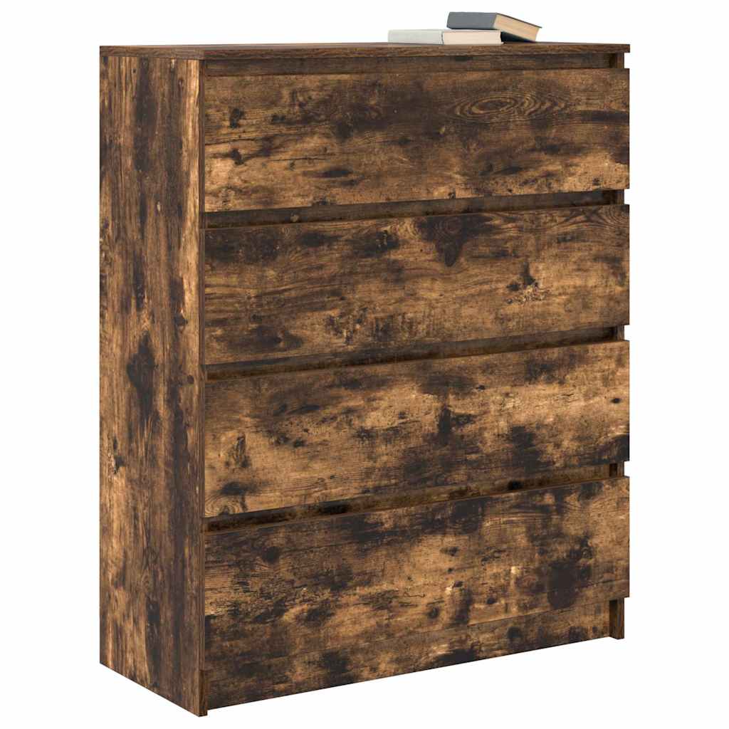 Skjenk røkt eik 80x35x99 cm konstruert tre