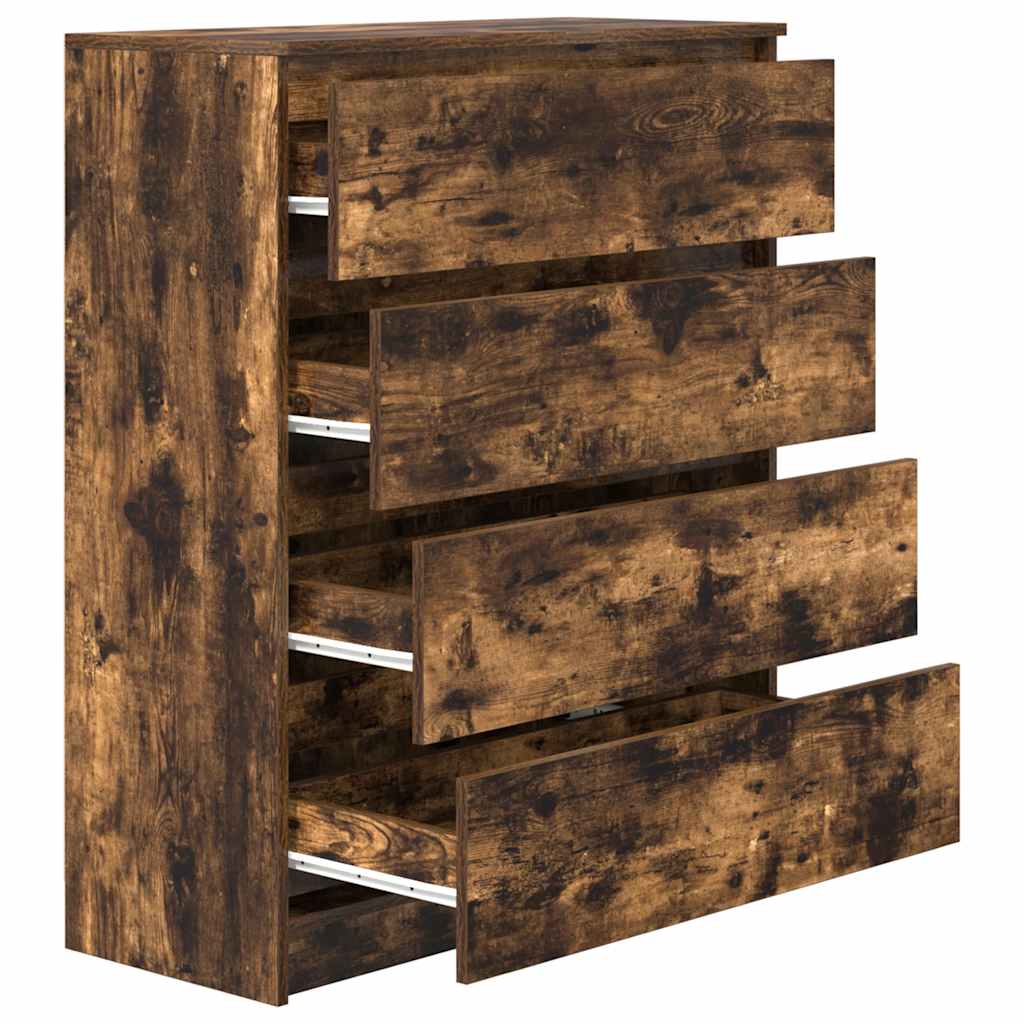 Skjenk røkt eik 80x35x99 cm konstruert tre