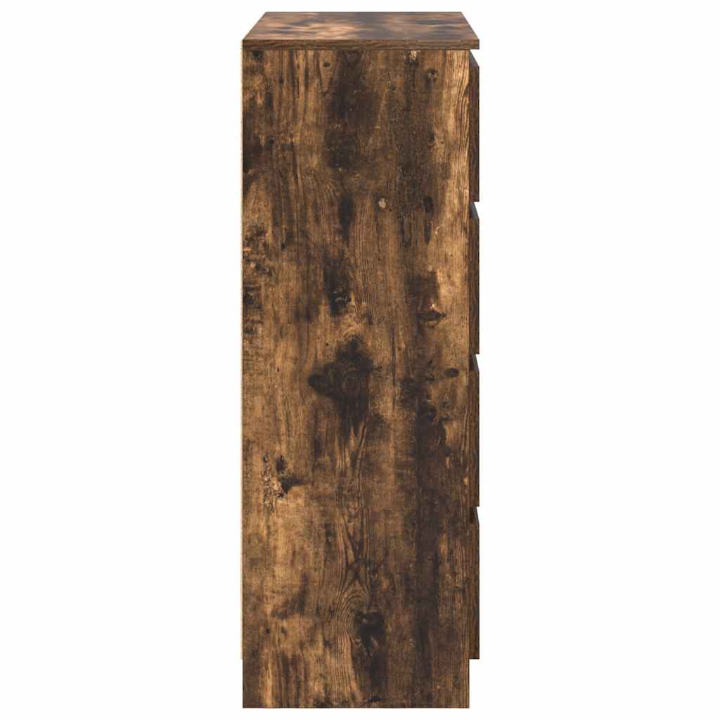 Skjenk røkt eik 80x35x99 cm konstruert tre