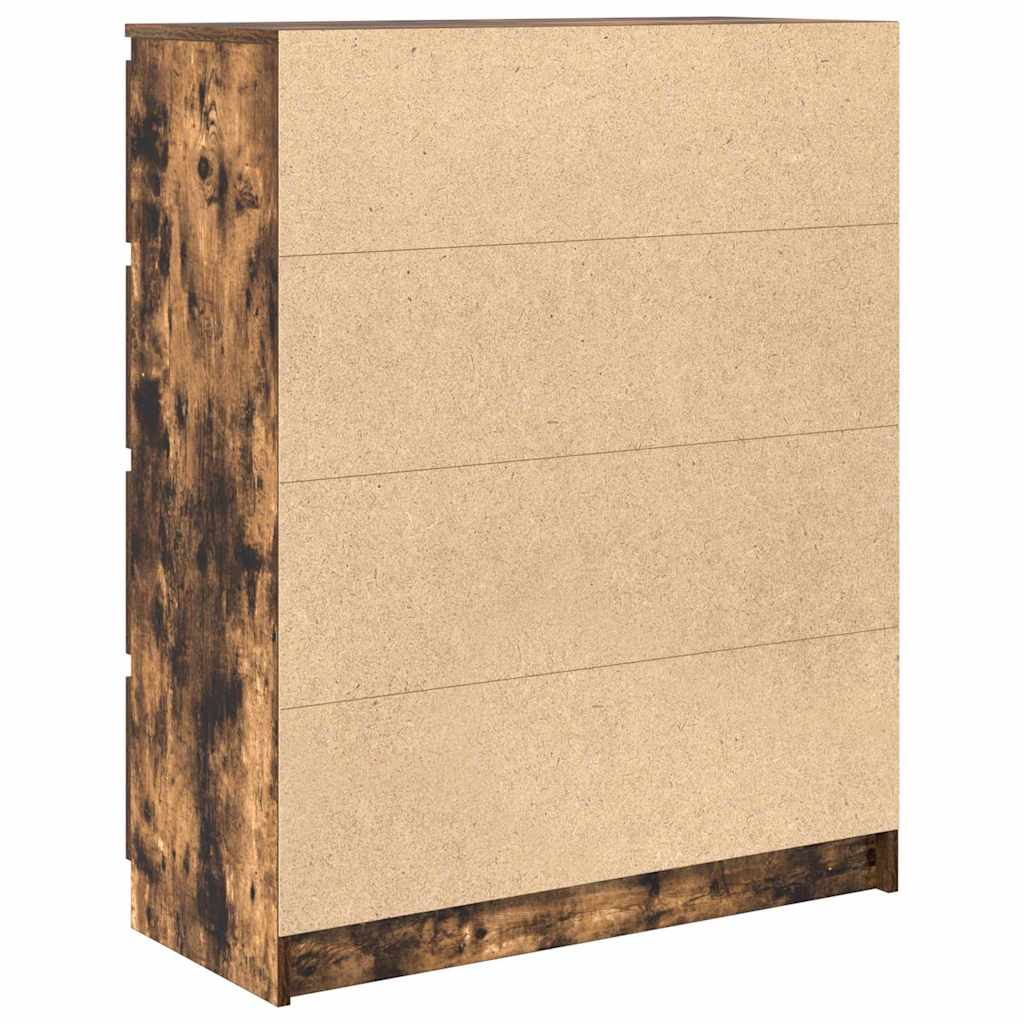 Skjenk røkt eik 80x35x99 cm konstruert tre