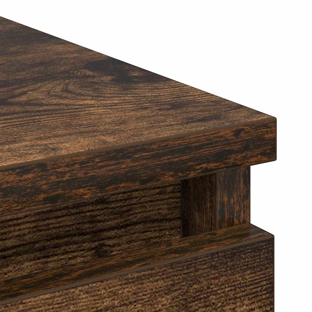 Skjenk røkt eik 80x35x99 cm konstruert tre