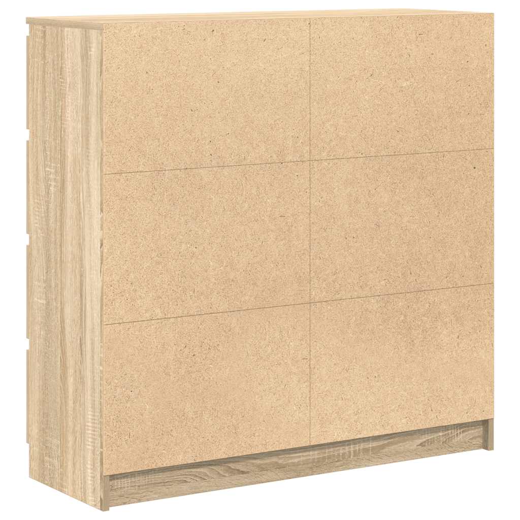 Skjenk sonoma eik 100x35x99 cm konstruert tre