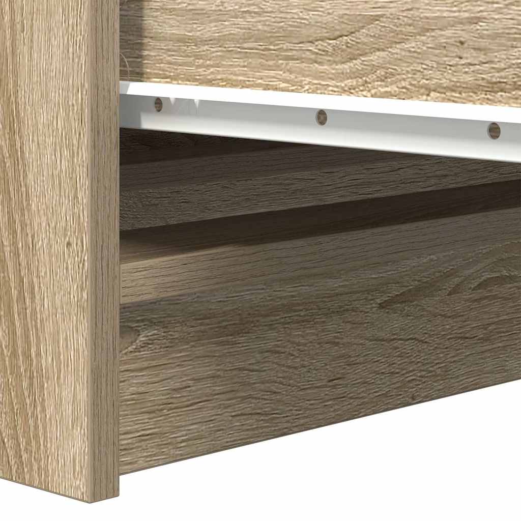 Skjenk sonoma eik 100x35x99 cm konstruert tre