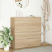 Skjenk sonoma eik 100x35x99 cm konstruert tre
